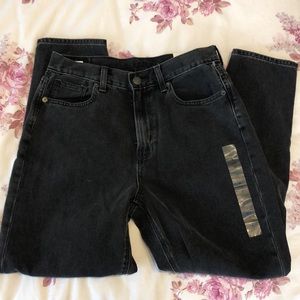 NWT American Eagle Mom Jeans Black